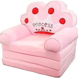 Trasip Home Newly Kids Princess Sofa Come Bed - Bigger Size with 3 Foldable Fiber Seat (for Kids Upto 3.5 Years Only)-image-71