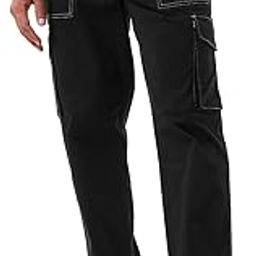 Men's Solid Oversized Fit Cotton Blend Cargo Trousers| Oversized Fit Cargo Pants | Street-Style Comfort | Utility Pockets | Everyday Wear-image-1