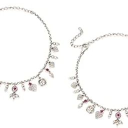 by CaratLane The Protector Anklet Crafted in 925 Silver for Women-image-14