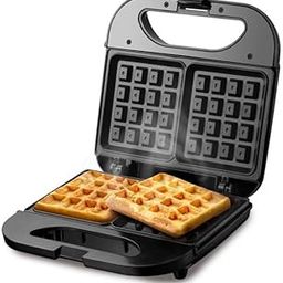 FEELING MALL Experience Culinary Perfection with the 2-Slice Delight Waffle Maker - 750W Power, Non-Stick Coating for Ultimate Grilling, Toasting, and Waffle Making-21