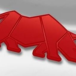 CARIZO Premium Zinc Alloy Badge, 3D Premium Car Side Fender Rear Trunk (Design: Rhino) Emblem Logo Badge Decals-picture-4