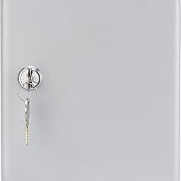 ASTIKAYA 20 Key Locker Secure Key Box with Lock | Security Metal Key Box | Adjustable Wall Mount Key Lock Cabinet (Pack of 1)- (Metal)-4