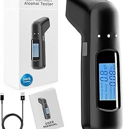 BRIOBOX Portable Breathalyzer, Alcohol Tester | Keychain BAC Analyzer | Mini Pocket Testing Device | Accurate Blood Content Detector | Home Medical Hydrometer & Bad Breath Blocker-image-22