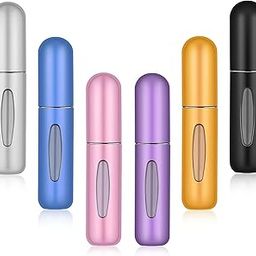 Pack of 2 Mini Refillable Perfume Spray, Atomizer Bottle, Scent Pump Case (Multicolor)-45