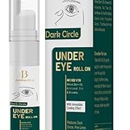 JUANNA BELLE Under Eye Gel for Dark Circle | Eye Roll On 15ml | For Puffiness & Fine Lines | Eye Cream For Dark Circles | Infused with Amond oil and Alovera | For Men & Women-12