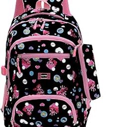 School Bag for Girl with Pencil Pouch – 26 Litre, 18 Inches, Durable & Sleek Waterproof Tuition and College Bag for Girls, Multicolored Picnic & Travel Backpack for Girls-image-37