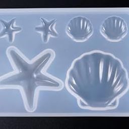 Shell Mold, Resin Moulds Silicone Moulds for Resin Casting Sea Theme Cake, soap Epoxy Resin Mould Jewellery Moulds Size 8.5 Cm-picture-22