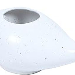 QIMACPLUS Leak Proof Durable Porcelain Ceramic Neti Pot 220 ML for Natural Nasal Cleansing | Natural Treatment for Sinus, Infection and Congestion Microwave and Dishwasher Friendly (Marble)-picture-7