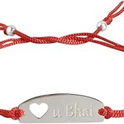 925 Sterling Silver Bhaiya Minimal Rhodium Plating Silver Rakhi | Rakhi for Brother-Happy Rakshabandhan | With Certificate of Authenticity and 925 Hallmark…-image-69