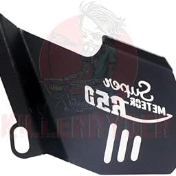 KILLERRYDER Heavy Front Caliper Cover for Super Meteor 650 | Premium Metal Disc Brake Shield Guard – Rust-Resistant Protective Cover (Black) | Royal Enfield Meteor 650 Accessory-image-72