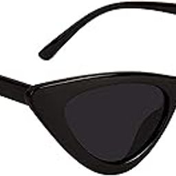 Small Frame Skinny Cat Eye Sunglasses for Women Colorful Lens Mini Narrow Square Retro Cateye Vintage Sunglasses-image-95