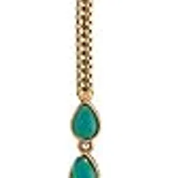 kushal's Green Gold Plated Ethnic Antique Tikka - 422689-picture-28