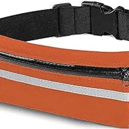 manogyam Waist Pack Bag | Running Waist Bag | Fanny Pack | Running Accessories | Belt Bag for Travelling, Walking, Hiking, Cycling | Waist Bag for Men & Women with Adjustable Strap (Orange)-picture-34