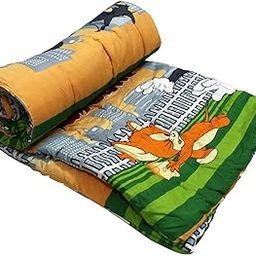 CK CREATION 100% Reversible Dohar Combo Microfiber, Polycotton | Soft Light - Weight Bed Dohar | Use for All Season Cartoon Kids (Tom-and-Jerry-H, Single)-image-96