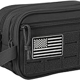 THE STYLE SUTRA® Men's Toiletry Bag Utility Tools Storage Bag Handbag Portable Cosmetic Pouch Black | Sporting Goods | Outdoor Sports | Camping & Hiking | Camping Storage-image-86