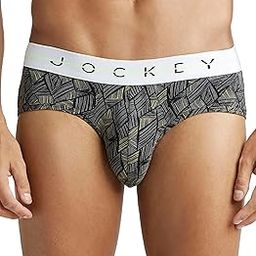 NY01 Men's Super Combed Cotton Elastane Stretch Printed Brief with Ultrasoft Waistband (Prints May Vary)-image-64