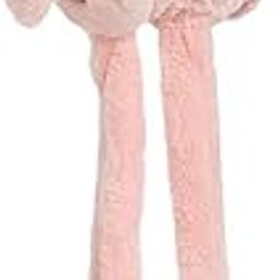 w+ Women Winter Plush Soft Winter Movable Bunny Ear Earmuff (Peach)-picture-3