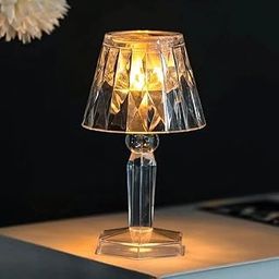 MEDBUDDY Cordless Table Lamp, Portable Battery Operated Mini Home Decor Lamps with Golden Bulb Light for Desk, Bedroom, Living Room, Outdoor, Office, Small Nightstand Lamp, Size 5 Inch (Pack of 1)-image-70