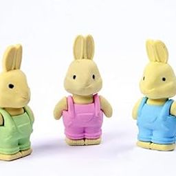 COI 3D Cute Rabbit Eraser Set of Three for Kids-17