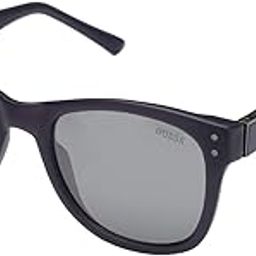 |Blue Full-rim Frame Square Sunglasses|100% UV Protected (Uv 400) Grey Reflector Mirror Lens|Men's & Women's | Medium 6810 BL 3F-picture-13