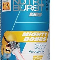 Minions Mighty Bones Kids Gummies - Calcium & Vit D for Strong Bones, Immune Support - Sugar-Free, Gluten-Free, Mixed Fruit Flavor, Chewable, Vegan - For Kids Aged 4+, 60 Gummy-image-60