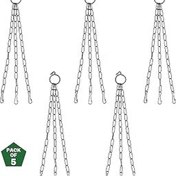 MorningVale Metal Hanging Chain for Pots, Plants| S Shape Hook (Set of 5)-image-71