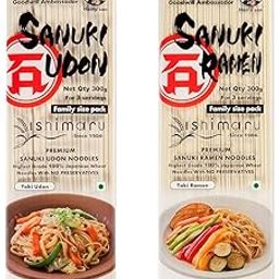 Ishimaru Sanuki Udon & Sanuki Ramen Noodles - 600 grams/300gms each (Pack of 2) | Made in Japan | Highest Grade 100% Japanese Wheat | No Maida, No Preservatives, Not Fried but Dried, No MSG-image-17