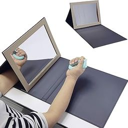 QEAHZ Mirror Therapy Box for Hand Stroke Rehabilitation - Lightweight & Stable, Foldable & Adjustable, Reducing Phantom Limb Pain-image-2