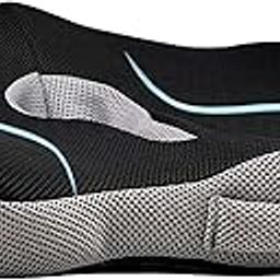 Orthopedic Memory Foam Coccyx Seat Cushion for Relief of Back Pain Sciatica and Tailbone in Office & Home Chairs and Computer Desk Wheelchairs Driving Chair Seat cushion (Mesh Black, Pack of 1Pc)-11