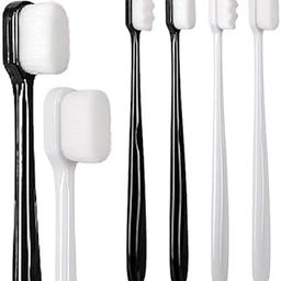 ALIOZ (Pack of 6) Toothbrush for Sensitive Gums, Micro Fur Manual Toothbrush with 20000 Soft Floss Bristle for Men, Women, Elderly, Braces and Gum Recessions, Protect Fragile Gums-31