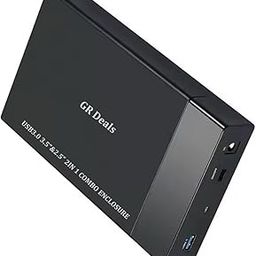 3.5inch HDD Case USB 3.0 to SATA III HDD 3.5" Case External Hard Drive Enclosure, up to 6Gbps USB Hard Disk Box Support Upto 20TB 2.5&3.5 HDD/SSD. (PVC Enclosure)(Black)(2IN1 HDD/SSD Casing)-picture-16