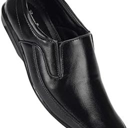 K11240G Leather Formal Shoes for Men | Comfortable, Durable & Lightweight Shoes with Side Elastic | Soft Cushioned Footbed | Easy Wear Slip On | Ideal for Daily & Occasional Use-image-80