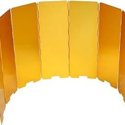 Wind Screen for Outdoor Cooking, Stove Windshield Folding Stove Windscreen Camp Kitchen Equipment for Camping Picnic Backpacking(Yellow)-image-75