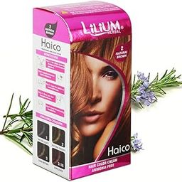 Lilium Herbal Haico Professional Natural Brown Hair Color Cream Ammonia-Free-image-17