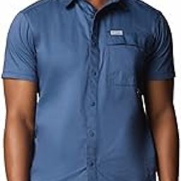 columbia Men Landroamer Twill Hiking and Trekking Short Sleeve Shirt-picture-18