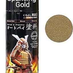 Samurai Kurobushi Spray Paint 1K #1123*- Sparkling Gold, Metallic Golden Sparkle Finish (D-I-Y) 400ml-picture-31