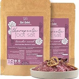 Nat Habit Fresh Lavender Unwind Foot Salt | Epsom Salt, Himalayan Pink Salt & Essential Oils | Provides Pain Relief, Reduces Inflammation | Detox | Pedicure Foot Soak & Aromatherapy | Pack of 2-image-20