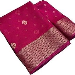 SHIRODHARI COTTON SILK FANCY SAREE WITH UNSTITCHED BLOUSE (CHARMY)-image-4