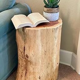 Tree Stump Side Table | Natural Home Decor,Reflect Home Naturally | 12" Wide X 20" Tall-24
