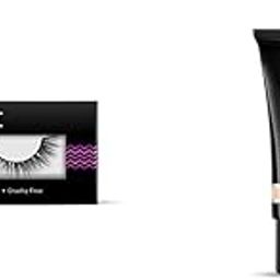 RENEE False Eyelashes Long Natural 3d Fake Eyelash | Soft, Comfortable, Non-irritating, Lightweight & Reusable, Athena-the Masterstroke 1 PairBB Full Coverage Cream B01 All Skin Butterscotch, 30ml-0
