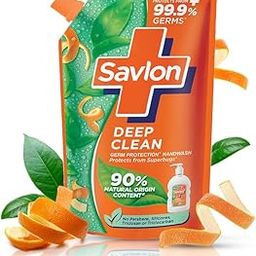 Savlon Deep Clean Germ Protection Liquid Handwash Refill Pouch, 725ml-53