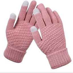 ANESHA Winter Women Touch Screen Glove Cold Weather Warm Gloves Freezer Work Gloves Suit for Running Driving Cycling Working Hiking Free Size Pack of 1 Multicolour-image-3