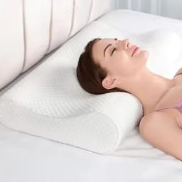 Kadlyn Memory Foam Pillow, Orthopedic Pillow for Neck Pain, Support for Back, Side Sleepers, with Breathable Zip Cover|Dual Height Contour Sleeping Pillow, Bedroom Pillow-image-22
