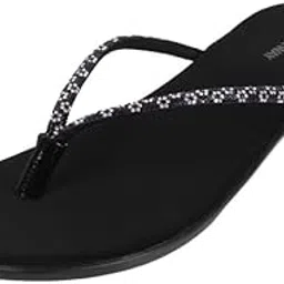 walkway Women Black Synthetic Flat Fashion Slipper-picture-12