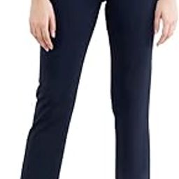 Women's Livin Air Bootcut Navy Blue Pants-image-33