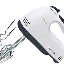 Electric Hand Mixer, 7-Speed Kitchen Beater with Dough Hooks, White and Grey,egg grinder-picture-30