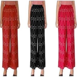 Women Plazzo Rayon Printed Palazzo for Women – Ethnic 34 Multicolour-image-57