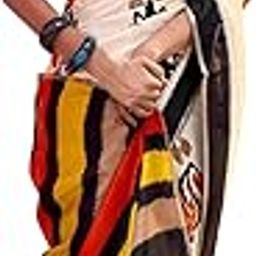Women's Cotton Silk Ikkat Printed Saree With Unstitched Blouse Piece-picture-23