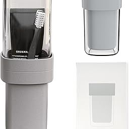 Mirvaan Portable Transparent Toothbrush Case & Travel Mouthwash Cup - Anti-Bacterial Toothbrush Holder for Adults & Family | Germ Protection, Ideal for Home & Travel(1 Pcs,Multicolor)-image-52