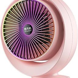 MERISHOPP®Mini Desktop Electric Ceramic Space Heater Household Quiet Mute Pink|Consumer Electronics | Other Consumer Electronics-image-16